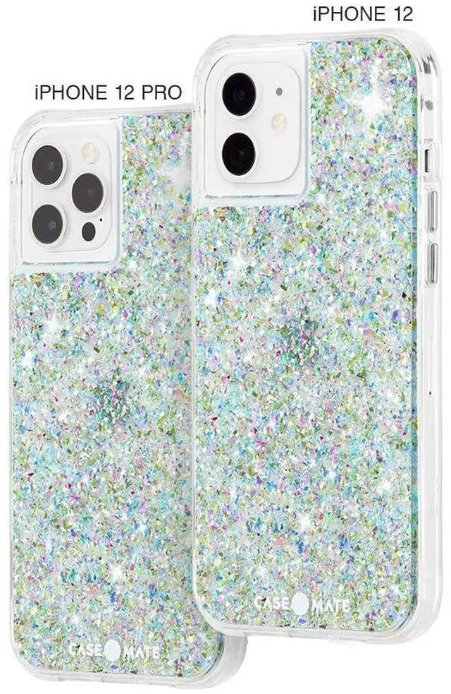 Alt view image 6 of 7 - Case-Mate - Twinkle - Case for iPhone 12 and iPhone 12 Pro (5G) - 10 ft Drop Protection - 6.1 inch - Confetti