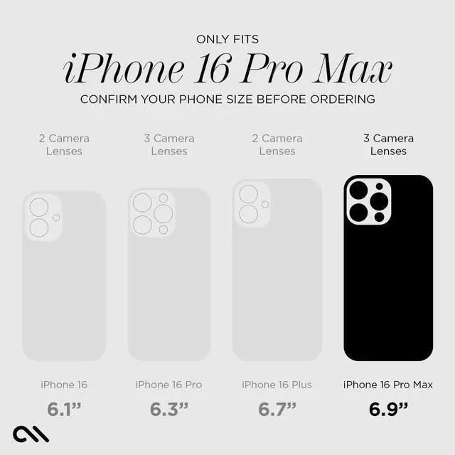 Alt view image 2 of 7 - Case-Mate iPhone 16 Pro Max Case [Compatible with MagSafe] - Stylish Sparkly Phone Case with 12ft Drop Protection - Premium Magnetic Cover for iPhone 16 Pro Max - Twinkle Disco