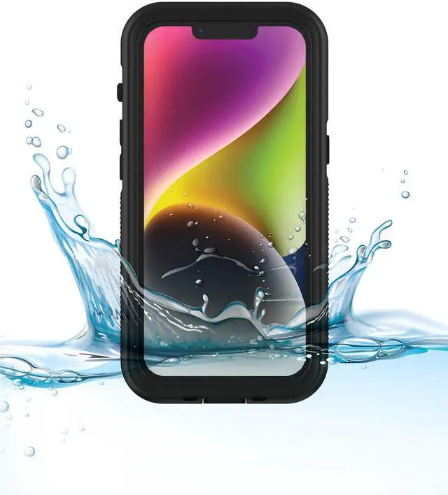 Main image of Body Glove Tidal Waterproof Case with Magsafe for iPhone 14 Pro Max Clear/Black