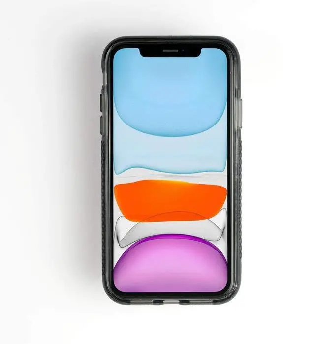 Alt view image 2 of 3 - BodyGuardz Ace Pro Case (for iPhone 11) Extreme Impact and Scratch Protection (Smoke/Black)