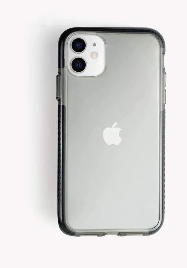 Main image of BodyGuardz Ace Pro Case (for iPhone 11) Extreme Impact and Scratch Protection (Smoke/Black)