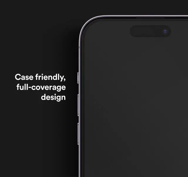 Alt view image 4 of 7 - BodyGuardz Apex Tempered Glass Screen Protector - iPhone 15/15 Pro