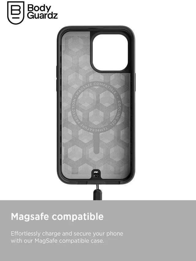 Alt view image 8 of 12 - BodyGuardz Paradigm Pro with MagSafe Case - iPhone 15 Pro Max