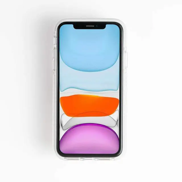 Alt view image 2 of 3 - BodyGuardz Ace Pro Case (for iPhone 11) Extreme Impact and Scratch Protection (Clear/White)