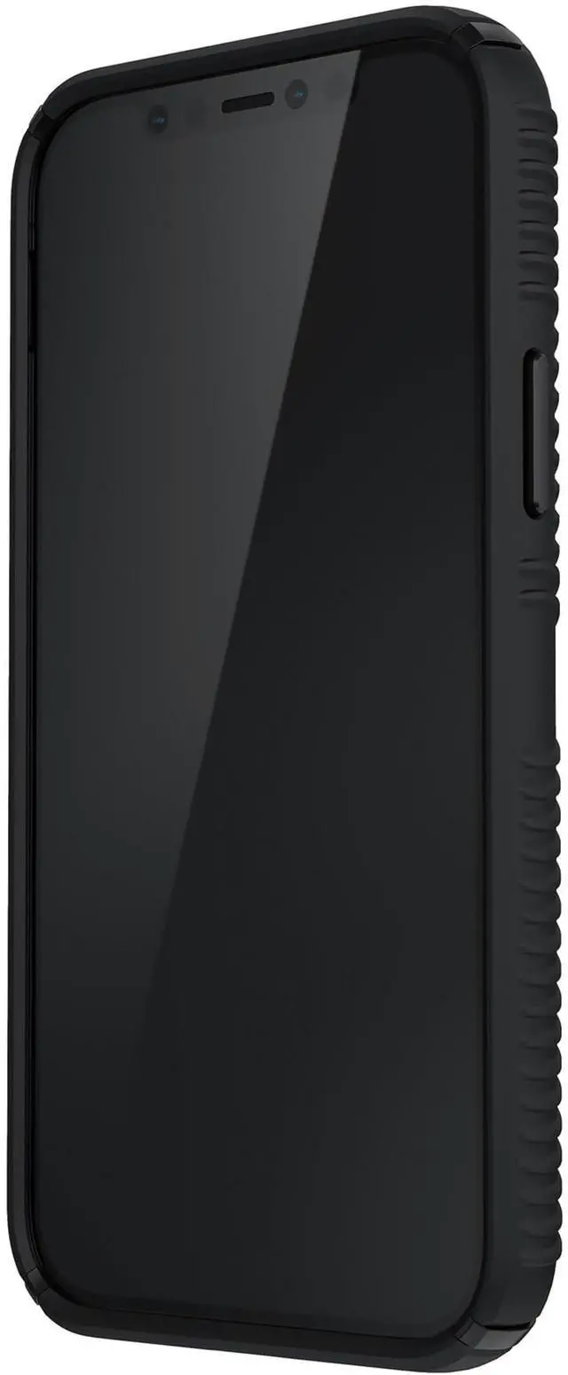 Alt view image 5 of 6 - Speck iPhone 12 Case - Drop Protection Fits iPhone 12 Pro & iPhone 12 Phones - Scratch Resistant, Slim Design with Added Grip & Soft Touch Coating - Black, White Presido2