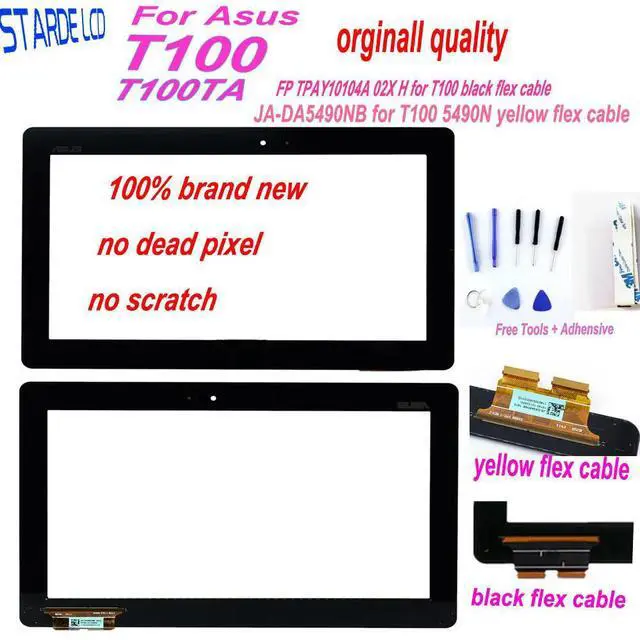 Alt view image 3 of 4 - Starde 10.1" For Transformer Book T100 T100TA Touch Screen Digitizer Sensor Tablet PC Parts FP-TPAY10104A-02X-H JA-DA5490NB