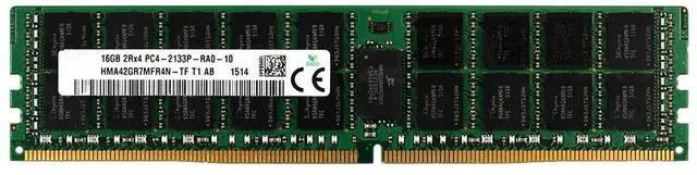 Alt view image 4 of 4 - RAM 16GB DDR4 2133 HMA42GR7MFR4N-TF 2RX4 PC4-2133P ECC For SK Hynix Server Memory