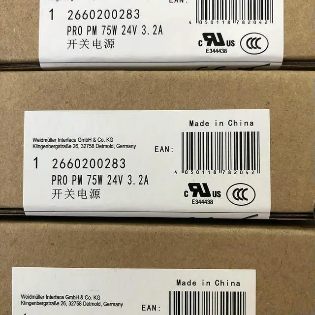 Alt view image 2 of 2 - 2660200282 For Weidmuller Switching Power Supply PRO PM 75W 24V 3.2A
