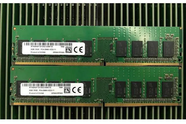 Alt view image 2 of 3 - 1PCS RAM 8GB 8G 1RX8 DDR4 2666 PC4-2666V-E For MT Server Memory MTA9ASF1G72AZ-2G6