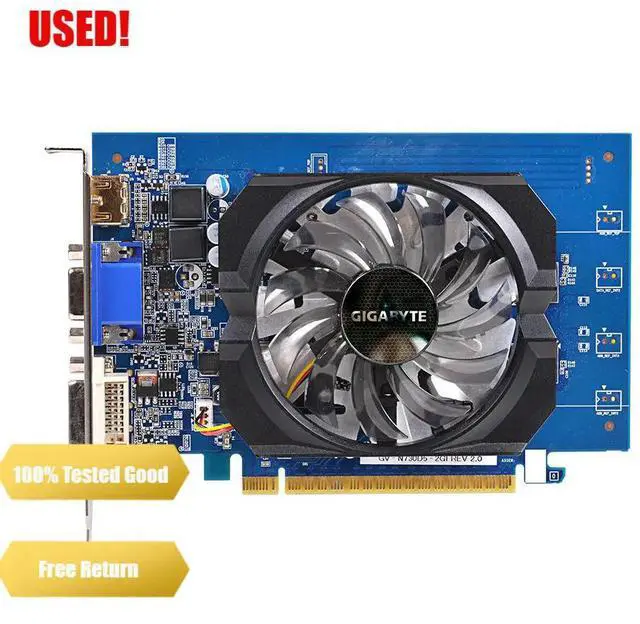 Main image of graphics card GV-N730D5-2GI uses 2GB video memory and GeForce GT 730 graphics chip