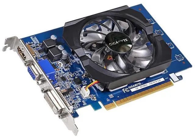 Alt view image 3 of 4 - graphics card GV-N730D5-2GI uses 2GB video memory and GeForce GT 730 graphics chip