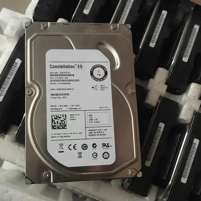 Alt view image 2 of 3 - HDD For ST31000424SS For Server Hard Disk RPM 6Gbps 1T 7.2K SAS 3.5" Hard Drive