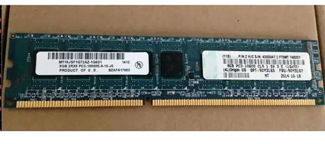 Alt view image 3 of 4 - 90Y3165 90Y3167 RAM 8GB 2RX8 PC3-10600E DDR3 1333 ECC PC Server Memory