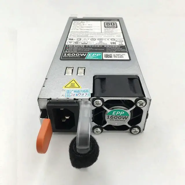 Alt view image 3 of 3 - For R630 R730XD R740 FX2S1600W Server Power Supply D1600E-S1 F1600E-S0 T4GCW D5W1ND1600E-S0