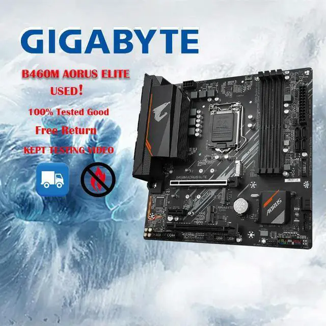 Main image of GA B460MELITEMicro-ATX B460 DDR4 M.2 128G Support 10 gen LGA 1200 CPUMotherboard