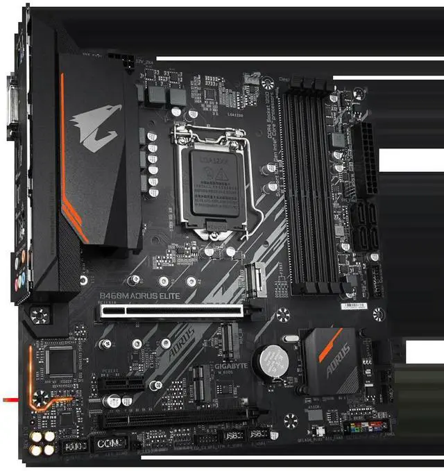 Alt view image 4 of 4 - GA B460MELITEMicro-ATX B460 DDR4 M.2 128G Support 10 gen LGA 1200 CPUMotherboard