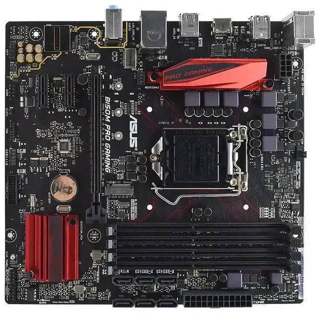 Alt view image 2 of 4 - B150M PRO GAMING LGA 1151 B150 B150M Desktop PC Motherboard DDR4 64GBM.2 HDMI PCI-E 3.0