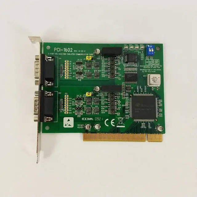Alt view image 4 of 4 - For Advantech Capture Card 2-PORT RS-422/485 ISOLATED COMMUNICATION CARD PCI-1602 REV.A1