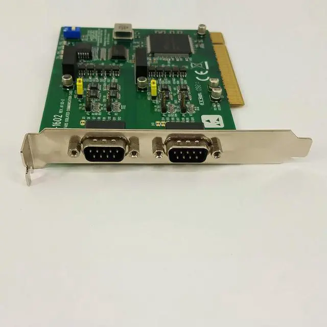 Alt view image 3 of 4 - For Advantech Capture Card 2-PORT RS-422/485 ISOLATED COMMUNICATION CARD PCI-1602 REV.A1