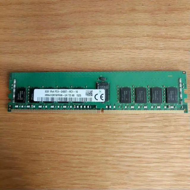 Alt view image 4 of 4 - RAM HMA41GR7AFR4N-UH For SK Hynix 8GB DDR4 2400MHz 1RX4 PC4-2400T RDIMM REG Server Memory