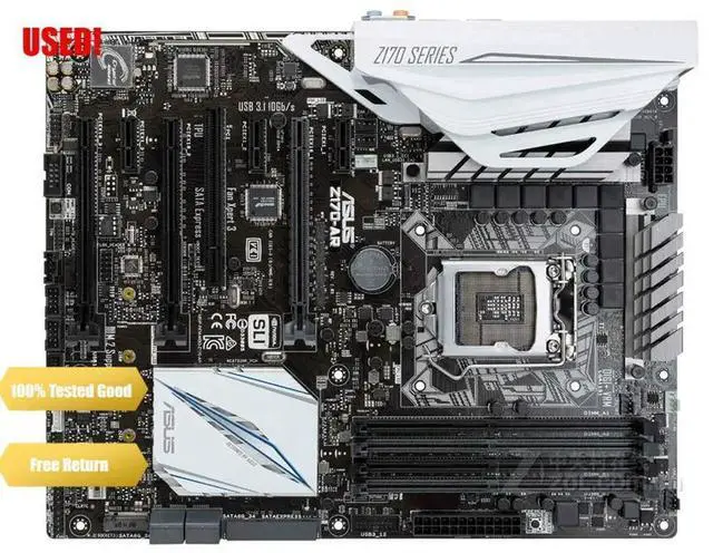 Alt view image 2 of 4 - Z170-AR LGA 1151 DDR4 I3 I5 I7 USB3.0 USB3.1 64GB desktop motherboard