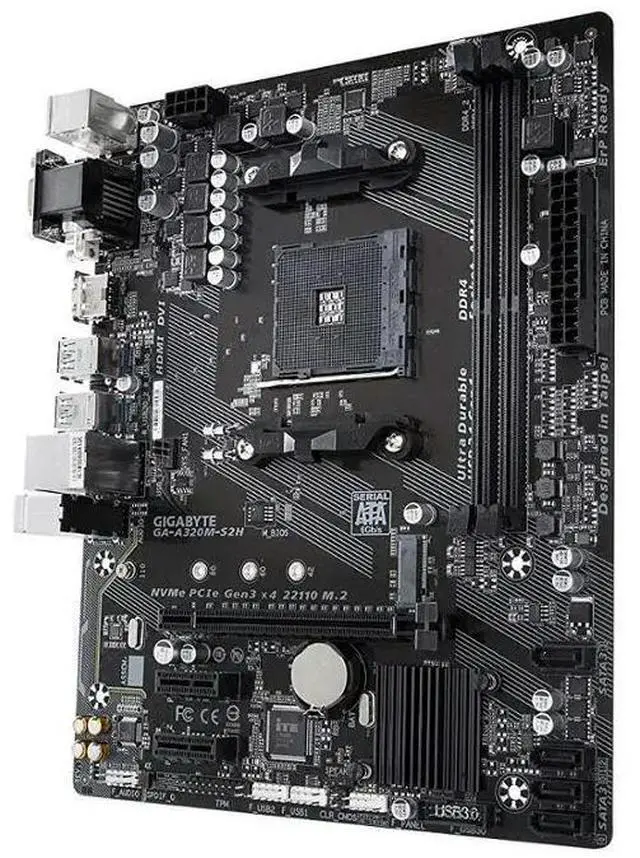 Alt view image 2 of 3 - UsedGA A320M S2HMotherboard Socket LGA 1151 DDR4 USB3.0 SATA3.0 VGA+DVI+HDMI