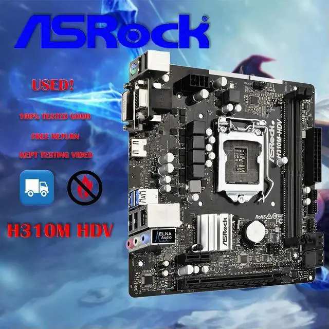 Main image of UsedH310M HDV ITX Desktop Motherboard H310 LGA1151 DDR4