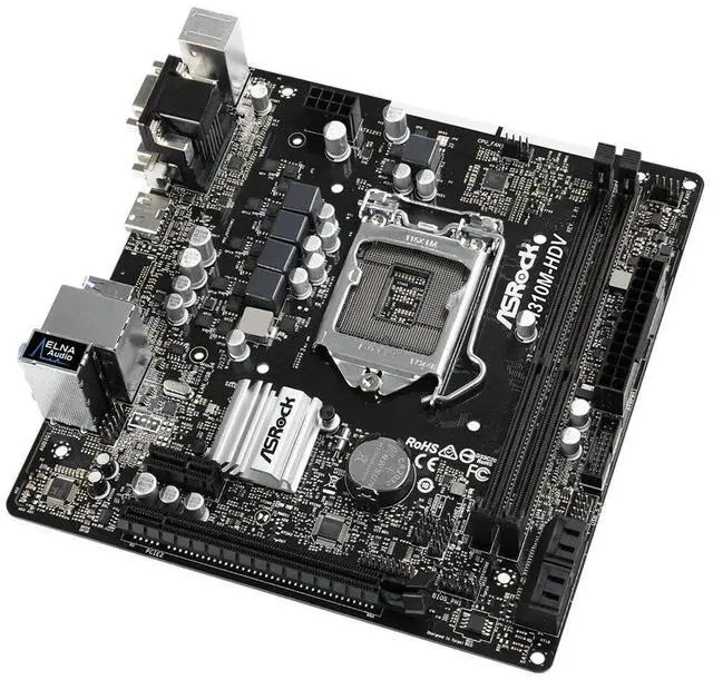 Alt view image 3 of 4 - UsedH310M HDV ITX Desktop Motherboard H310 LGA1151 DDR4