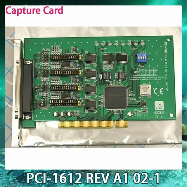 Main image of PCI-1612 REV A1 02-1 4 PORT RS-232/422/485 For Advantech Capture Card Serial Port Card