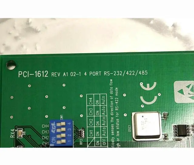 Alt view image 4 of 4 - PCI-1612 REV A1 02-1 4 PORT RS-232/422/485 For Advantech Capture Card Serial Port Card