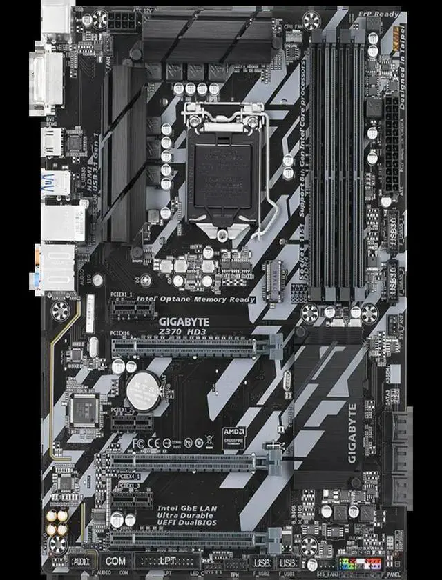 Alt view image 3 of 4 - Z370 HD3LGA1151 DDR4 64GB Core i7/i5/i3 PCI-E 3.0 64GB Z370 Desktop mainboard