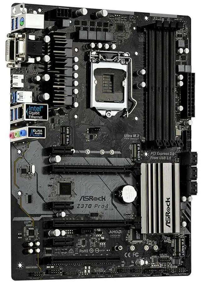 Alt view image 3 of 4 - Z370 Pro4 Desktop Motherboard With Z370 Z370M DDR4 LGA 1151Desktop Mainboard