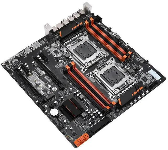 Alt view image 3 of 6 - ForX79 8D X79 Motherboard Dual CPU LGA 2011 DDR3 E-ATX Motherboard