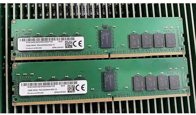 Main image of 1PCS RAM 16GB 16G 2RX8 PC4-3200AA 3200 DDR4 ECC REG RDIMM For MT Memory