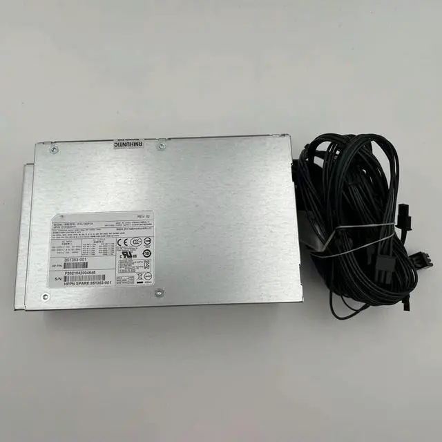 Alt view image 2 of 3 - For Z6 G4 1000W Workstation Power Supply 851383-001 D15-1K0P1A D1K0E001H