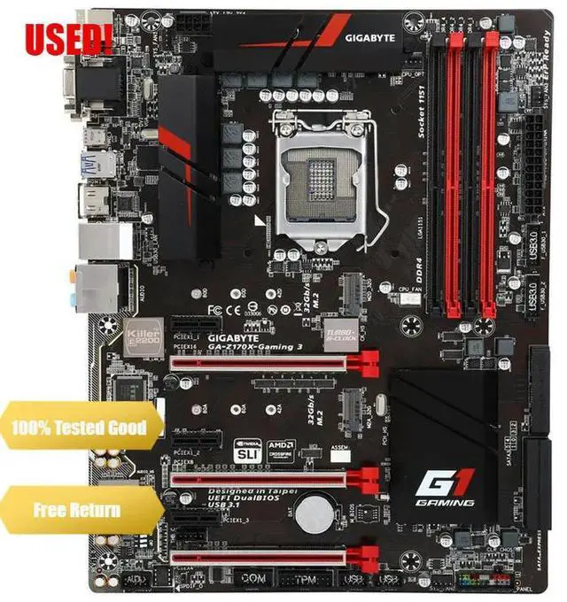 Main image of GA-Z170X-Gaming 3 LGA 1151 Z170 HDMI SATA 6Gb/s USB 3.1 USB 3.0 ATX Motherboard