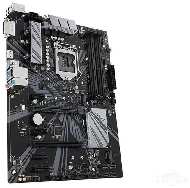 Alt view image 4 of 4 - LGA 1151 PRIME Z370-P II Motherboard Support 8th 9th-Gen Core i7 i5 i3 CPU PCI-E 3.0 DDR4 64GB Desktop Z370