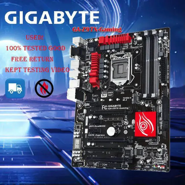 Main image of GA-Z97X-Gaming 3 LGA 1150 DDR3 Z97X-Gaming 3 USB2.0 USB3.0 32GB Z97 desktop motherboard