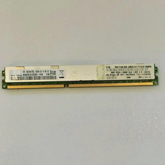 Alt view image 4 of 4 - 46C0568 46C0580 RAM HS22 HS23 8GB DDR3 1333 ECC VLP Server Memory