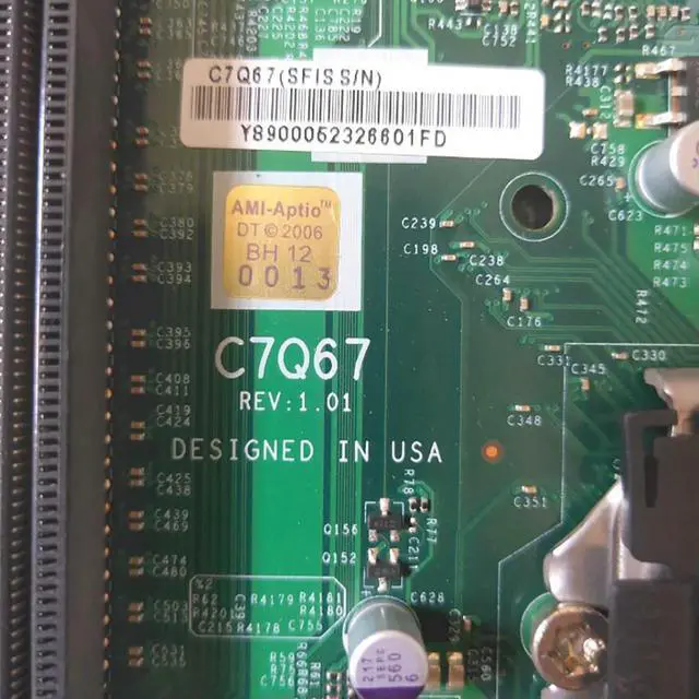 Alt view image 2 of 3 - For S Server Motherboard 2nd Generation Core i3 i5 i7 Series LGA1155 DDR3 PCI-E 2.0 C7Q67