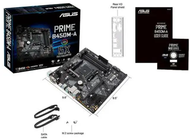 Alt view image 2 of 4 - PRIME B450M-A motherboard AM4 supports RYZEN CPU