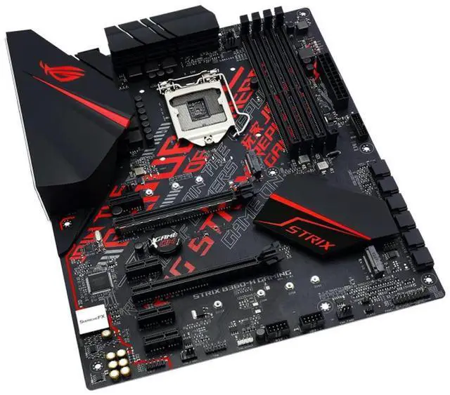 Alt view image 3 of 4 - ROG STRIX B360H GAMING motherboard with Aura Sync RGB LED DDR4 ATX Motherboard