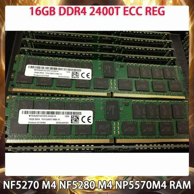 Main image of For Inspur NF5270 M4 NF5280 M4 NP5570M4 Server Memory 16G 16GB DDR4 2400T ECC REG RAM