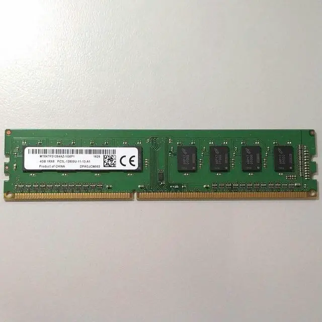 Alt view image 3 of 4 - 2PCS MT8KTF51264AZ-1G6P1 RAM For MT 4GB DDR3L 1600MHz 1RX8 PC3L-12800U Desktop Memory