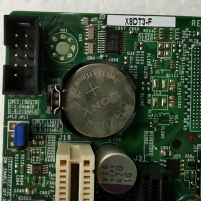 Alt view image 2 of 3 - For S Motherboard DDR3 SATA2 PCI-E 2.0 Xeon Processor 5600/5500 Series X8DT3-F