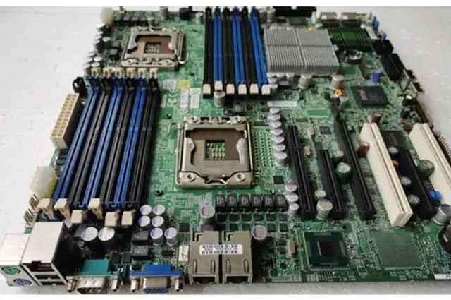Alt view image 3 of 3 - For S Motherboard DDR3 SATA2 PCI-E 2.0 Xeon Processor 5600/5500 Series X8DT3-F