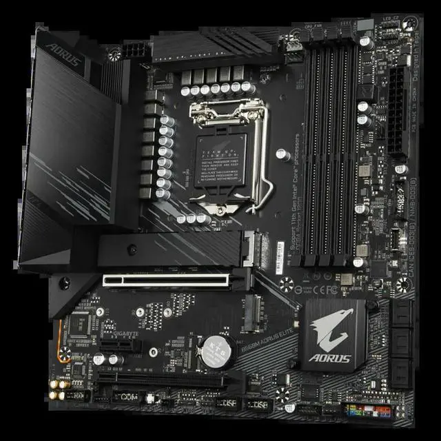 Alt view image 3 of 4 - B560MELITE LGA 1200 Micro ATX B560 DDR4 128G SATA M.2