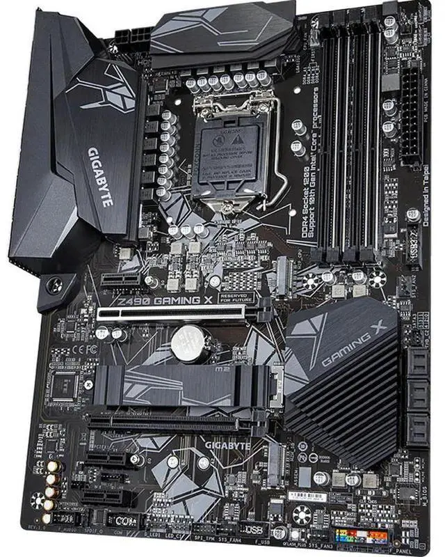 Alt view image 2 of 4 - GA Z490 Gaming X Motherboard LGA 1200 Z490 Desktop Mainboard Support i3 i5 i7 10400F 10400 10100F 10700K