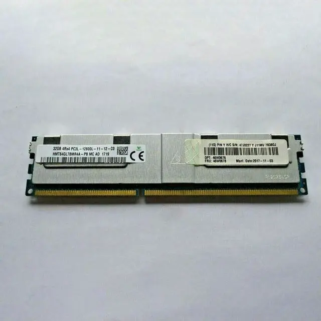 Alt view image 2 of 4 - Server Memory For 46W0678 46W0676 46W0678 47J0227 X3690 X5 X3750 M4 32GB 4Rx4 12800L DDR3 1600 RAM