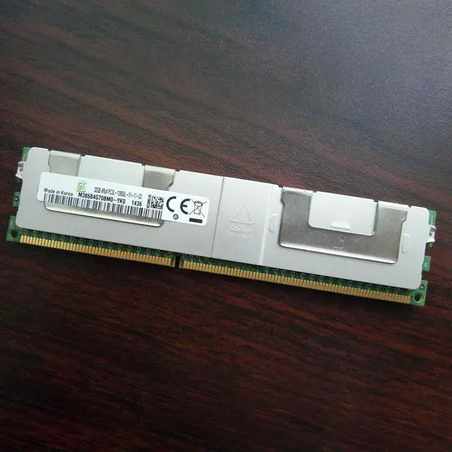 Alt view image 4 of 4 - 1Pcs For H3C R390 R590 B590 Server Memory 32G DDR3 1600 ECC REG DDR3L 32GB RAM For